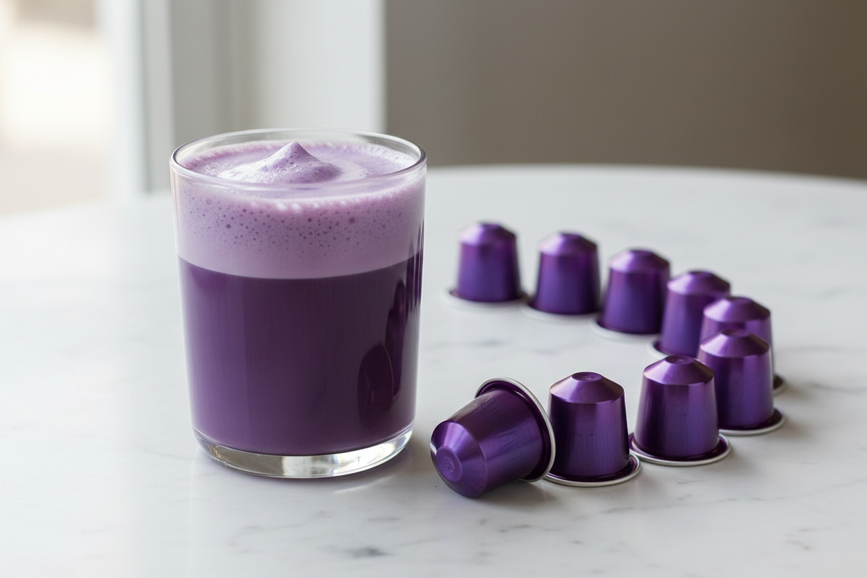 OK ENLEVE LES CUBES STP et ajoute des capsules violettes style nespresso